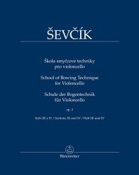 Škola smyčcové techniky pro violoncello/op. 2, sešit III a IV - Otakar Ševčík - Divadlo a film Škola smyčcové techniky pro violoncello/op. 2, sešit III a IV