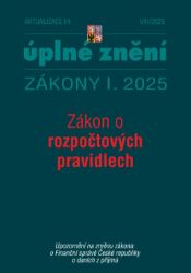 Aktualizace I/4 / 2025 - o rozpočtových pravidlech