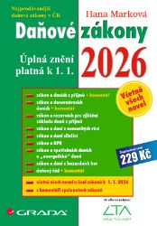 Daňové zákony 2026 - úplná znění k 1. 1. 2026