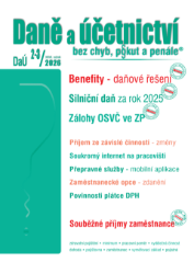 DaÚ č. 2-3 / 2026 - Zaměstnanecké benefity - Antonín Daněk,Václav Benda,Martin Děrgel,Ivan Macháček - Ekonomie a finance DaÚ č. 2-3 / 2026 - Zaměstnanecké benefity