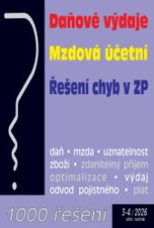 1000 řešení č. 3-4 / 2026 - Daňové výdaje 1000 řešení č. 3-4 / 2026 - Daňové výdaje