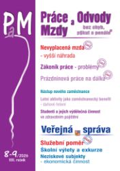 PaM č. 8-9 / 2026 - Vyšší náhrada za nevyplacenou mzdu - Ladislav Jouza,Jana Drexlerová,Olga Bičáková - Ekonomie a finance PaM č. 8-9 / 2026 - Vyšší náhrada za nevyplacenou mzdu
