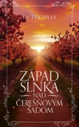 Západ slnka nad čerešňovým sadom