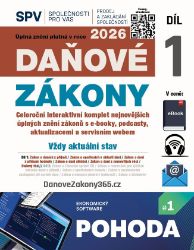 Daňové zákony 2026 (Díl 1.)