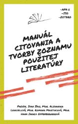 Manuál citovania a tvorby zoznamu použitej literatúry - E-knihy zdarma Manuál citovania a tvorby zoznamu použitej literatúry