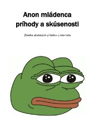 Anon mládenca príhody a skúsenosti - Humor, satira a komedie Anon mládenca príhody a skúsenosti