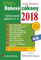 Daňové zákony 2018 - Hana Marková - Ekonomie a finance Daňové zákony 2018