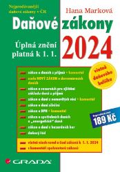 Daňové zákony 2024 - Hana Marková - Ekonomie a finance Daňové zákony 2024