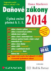 Daňové zákony 2014 - Hana Marková - Ekonomie a finance Daňové zákony 2014