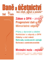 DaÚ č. 3 / 2024 - Zákon o DPH – změny
