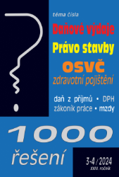 1000 řešení č. 3-4 / 2024 - Daňové výdaje 1000 řešení č. 3-4 / 2024 - Daňové výdaje