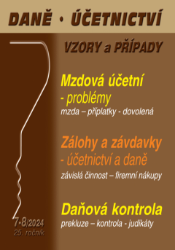 DÚVaP č. 7-8 / 2024 - Problémy mzdové účetní