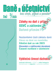 DaÚ č. 2 / 2024 - Daňové přiznání FO DaÚ č. 2 / 2024 - Daňové přiznání FO