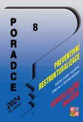 Poradce č. 8 / 2024 - Zákon o preventivní restrukturalizaci s komentářem - Vladimír Hruška,Petr Taranda - Ekonomie a finance Poradce č. 8 / 2024 - Zákon o preventivní restrukturalizaci s komentářem