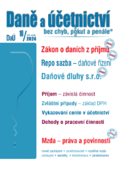 DaÚ č. 10 / 2024 - Zákon o daních z příjmů – novela - Martin Děrgel,Václav Benda,Ivan Macháček - Ekonomie a finance DaÚ č. 10 / 2024 - Zákon o daních z příjmů – novela