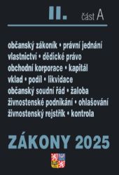 Zákony II. A / 2025 - Občanský zákoník