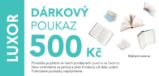 Elektronický dárkový poukaz 500 Kč - Knihomolský - Elektronické dárkové poukazy Elektronický dárkový poukaz 500 Kč