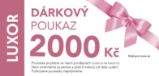Elektronický dárkový poukaz 2000 Kč - Slavnostní - Elektronické dárkové poukazy Elektronický dárkový poukaz 2000 Kč - Slavnostní