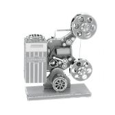 Metal Earth 3D kovový model Filmový projektor/Movie Film Projector - Kovové stavebnice Metal Earth 3D kovový model Filmový projektor/Movie Film Projector