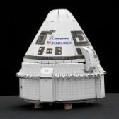 Metal Earth 3D kovový model Boeing CTS-100 Starliner - Kovové stavebnice METAL EARTH Boeing Starliner stavebnice, 3D kovový model