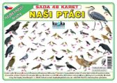 Sada 48 karet - Naši ptáci