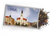 Pohled s dárkem: Opava s ovocným čajem