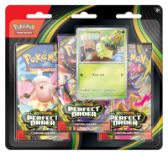Pokémon TCG: Mega Evolution 03 Perfect Order - 3 Blister Booster - Pokémon karty Pokémon TCG: Mega Evolution 03 Perfect Order - 3 Blister Booster