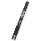 Akrylový popisovač Sharpie Acrylic Marker Brush - světle šedý