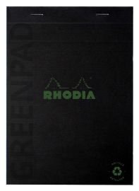 Greenbook poznámkový blok N°16 A5, linkovaný, 70 listů, 90g FSC, černý