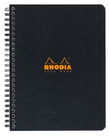 Rhodia Classic, zápisník A5+, 80listů, Linka, černý