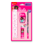 Sada Mini Stationery Barbie - 4 ks - Tužky a mikrotužky do školy Souprava mini stationery Barbie – 4dílná souprava
