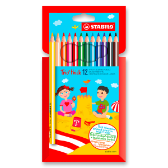Pastelky Stabilo Trio 12 barev