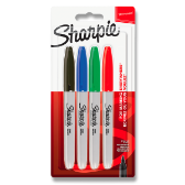 Permanentní popisovač Sharpie Fine sada 4 barev