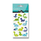 Samolepky Maildor 3D Cooky - Dinosauři - 3D samolepky Samolepky 3D, 7,5x12cm, Dinosauři