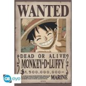Plakát 61x91,5cm - One Piece - Wanted Luffy