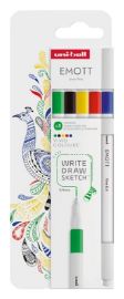 Barevné linery EMOTT VIVID 5ks - Linery do školy Barevné linery EMOTT VIVID 5ks