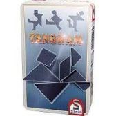 Tangram - hlavolam v plechové krabičce
