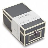 Business Card Box lava stone