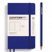 Notebook Pocket (A6), Softcover, 123 numberedpages, Ink, dotted