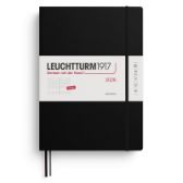 Black, Daily Planner Master (A4+) 2026, English