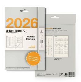 Planner Stickers 2026, Yearly overviews, English