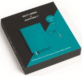 Turquoise25, Bullet Journal All Black Collectors Set, 1x Bullet Journal A5, 1x Drehgriffel