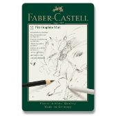 Grafitová tužka Faber-Castell Pitt Graphite Matt - sada 11 ks - Tužky Grafitová tužka Faber-Castell Pitt Graphite Matt sada 11 ks