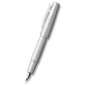 Faber-Castell e-motion Pure Silver plnicí pero hrot F