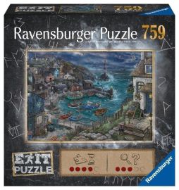 Puzzle EXIT Maják u přístavu 759 dílků - Puzzle Ravensburger Exit Puzzle Maják u přístavu 759 dílků