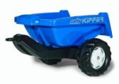 Vlečka za traktor KIPPER malá modrá