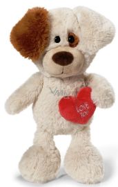 Pes "Love you" 25cm plyš
