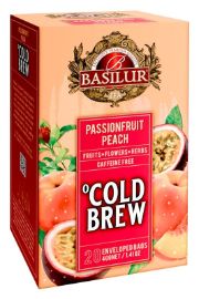 BASILUR Cold Brew Passionfruit Peach přebal 20x2g