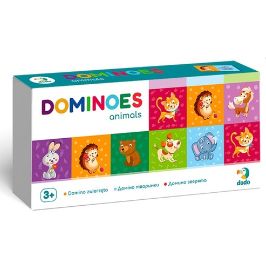 DoDo Domino zvířátka 29 dílků - Deskové hry Domino DoDo Domino zvířátka 29 dílků