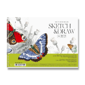 Spirálový náčrtník Shkolyaryk Muse Sketch&Draw A4, 50 listů